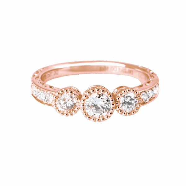 "Anew" Diamond Ring (Rose gold)