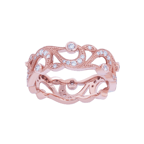 Eternal Tides Diamond Ring (Rose Gold)
