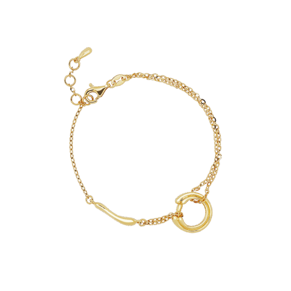 916 Gold Si Dian Jin: Designer Series: Ataraxia Circle Bracelet