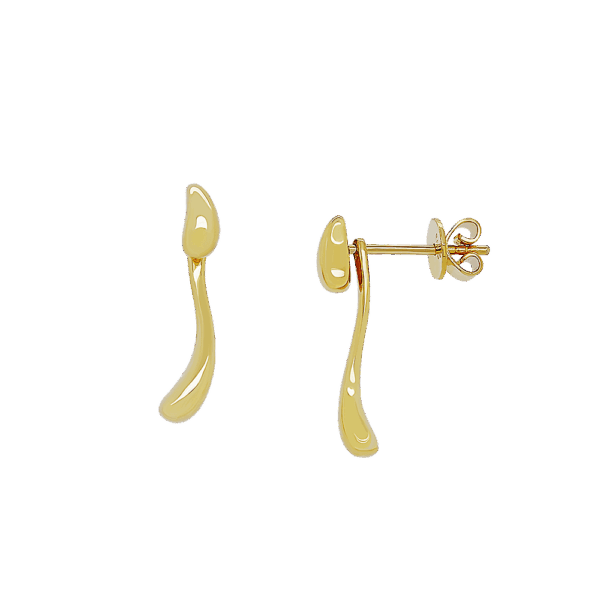 916 Gold Si Dian Jin: Designer Series: Ataraxia Circle Earrings