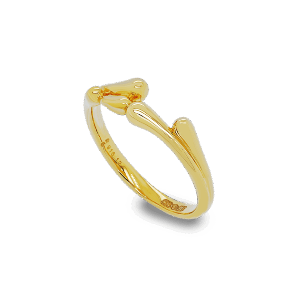 916 Gold Si Dian Jin: Designer Series: Ataraxia Circle Ring