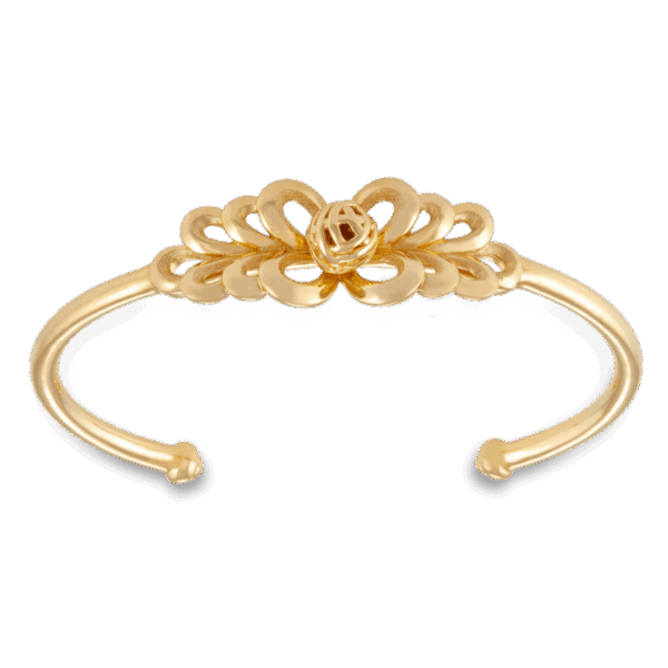 916 Gold Si Dian Jin Designer Series: Bow of Love Bangle