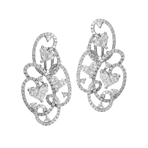 "Cupid's love" Diamond Earrings