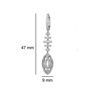 "Memories Vault” Diamond Dangling Earrings