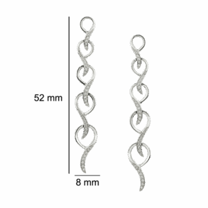 Nestettä Diamond Dangling Earrings