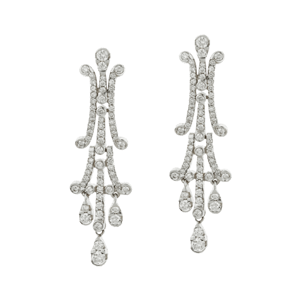 Vita Diamond Dangling Earrings