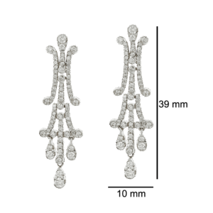Vita Diamond Dangling Earrings