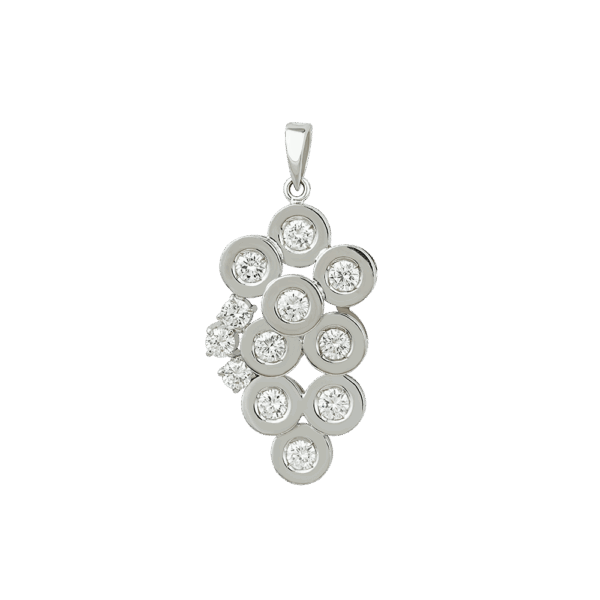 "Grapevine Radiance" Diamond Pendant