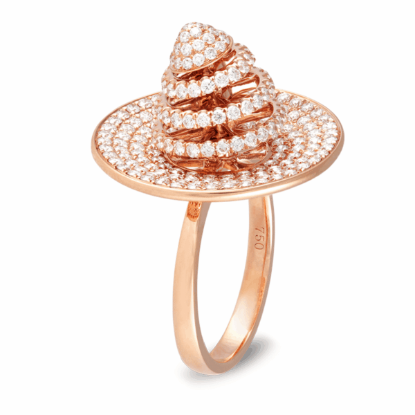 Rose Gold Diamond Ring III