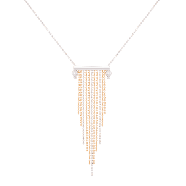 Tassle Tri-Gold Necklace