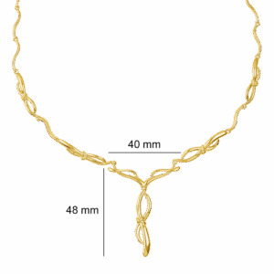 916 Gold Si Dian Jin Designer Series: Donum Amoris Necklace