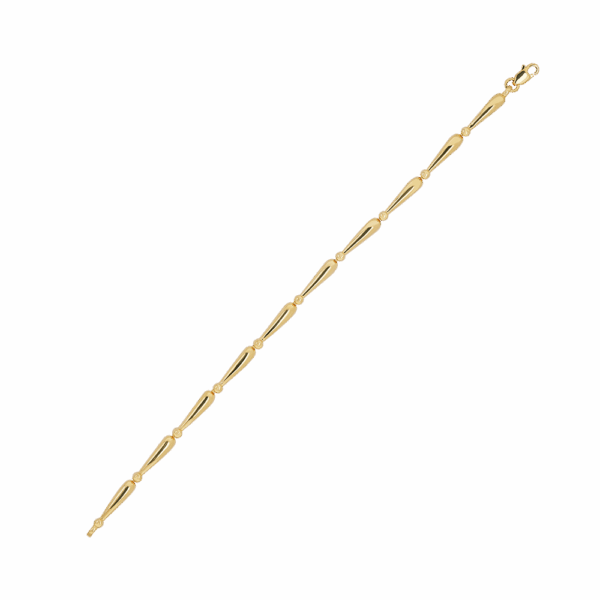 916 Gold Si Dian Jin Designer Series: Hearts Aligned, Minds United Bracelet