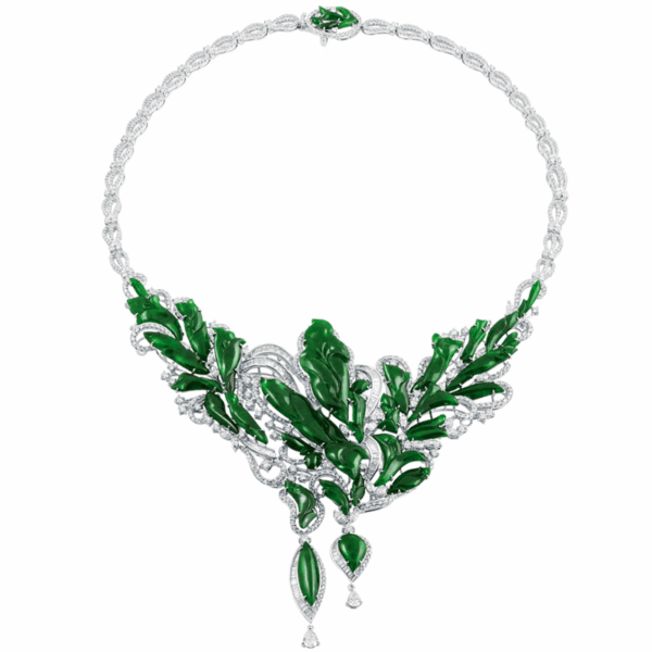 Jadeite Diamond Necklace