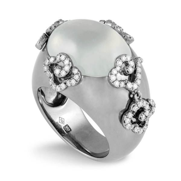 Jadeite Diamond Ring