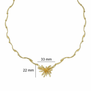 916 Gold Si Dian Jin Designer Series: Joie de Vivre Necklace