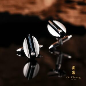 Monochrome Eclipse Cufflinks