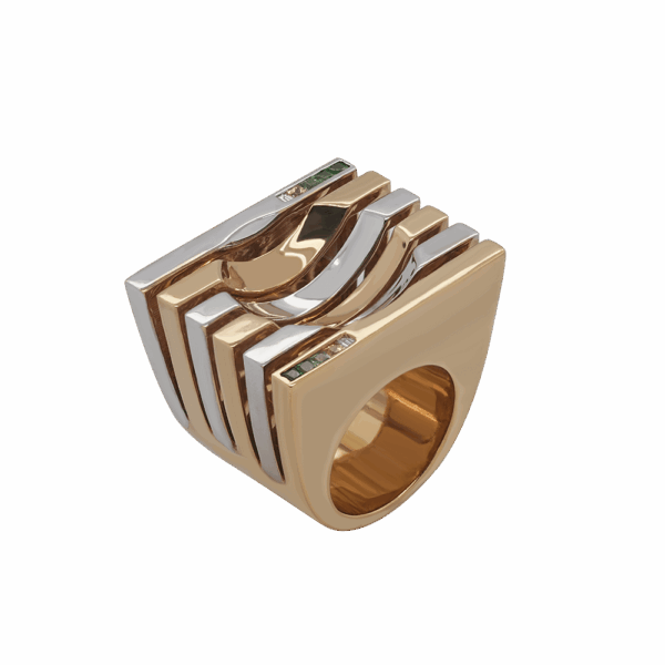 Sanctuary Sovereign Mixed Sapphire Diamond Ring