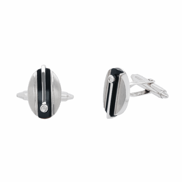 Monochrome Eclipse Cufflinks