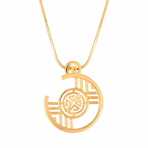 916 Gold Si Dian Jin Designer Series: Opulence Pendant