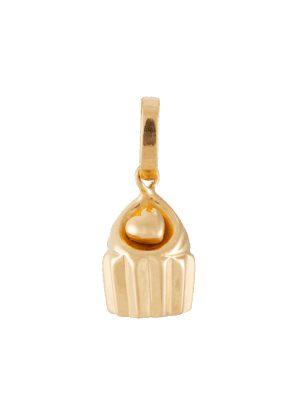Designer Series Charm Pendant 916 Gold “Cuppy Cake”