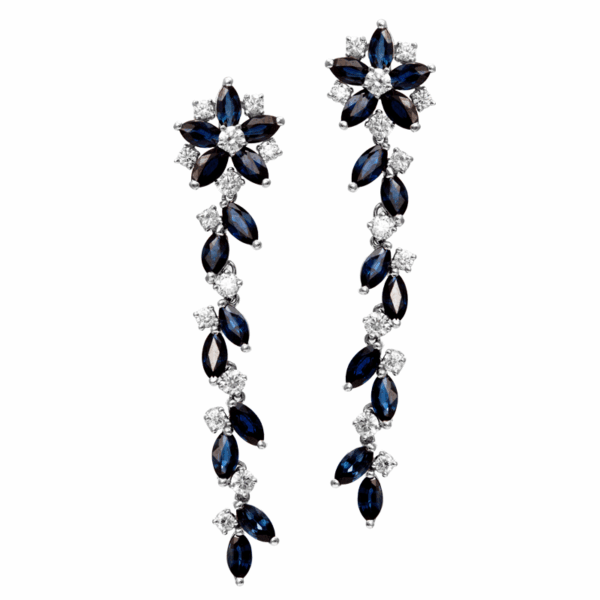 Starise Sapphire Diamond Earrings