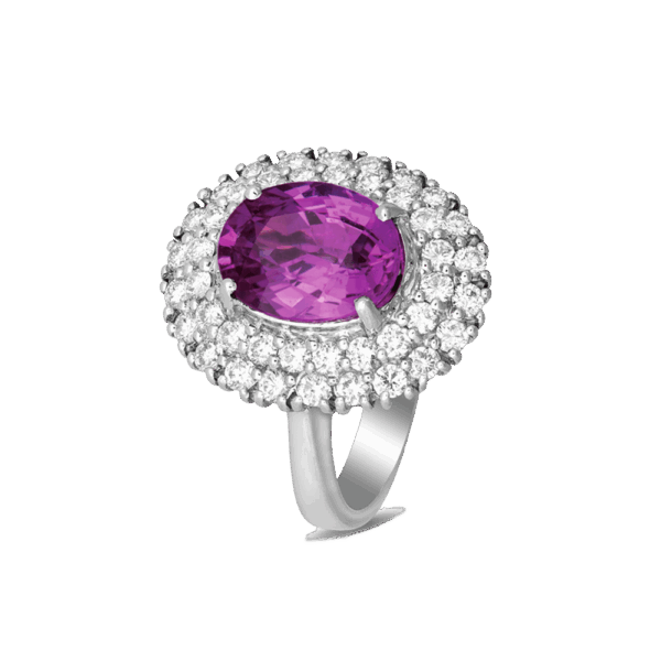 The Duchess Pink Sapphire Ring