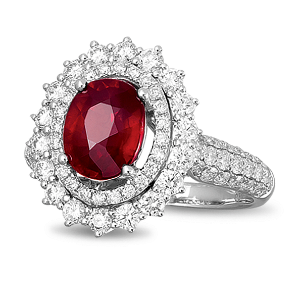 Nimbus Ruby Diamond Ring