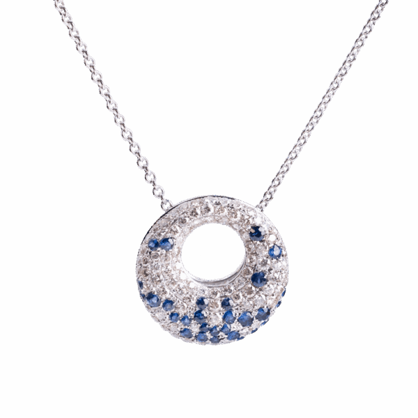 "Chevelle" Pendant Necklace (Sapphire)