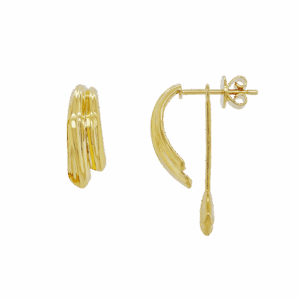 916 Gold Si Dian Jin: Designer Series: Soulful Cadence Earrings