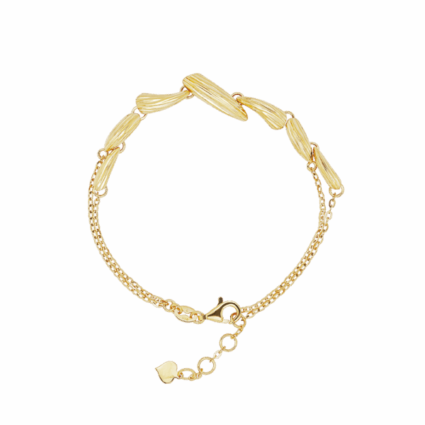 916 Gold Si Dian Jin: Designer Series: Soulful Cadence Bracelet