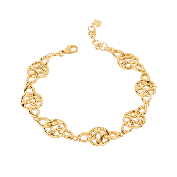 916 Gold Si Dian Jin Designer Series: Transverse Bracelet