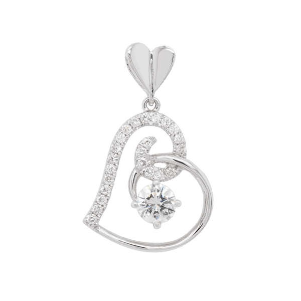 Heart beat Diamond Pendant