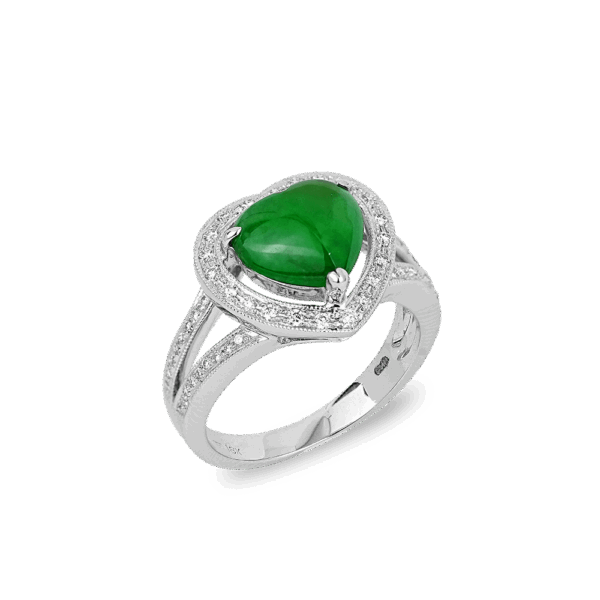 Familial Love Jadeite Ring
