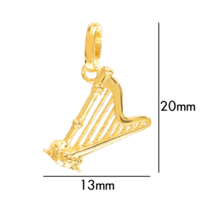 Designer Series – Charming SG “Harper” 916 Gold Pendant