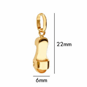 Designer Series – Charming SG “Clog” 916 Gold Pendant