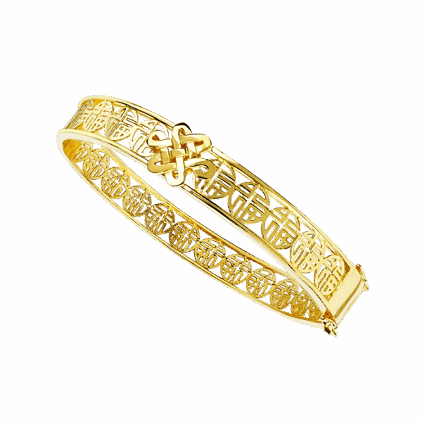 Prosperity & Bounty 916 Gold Bangle