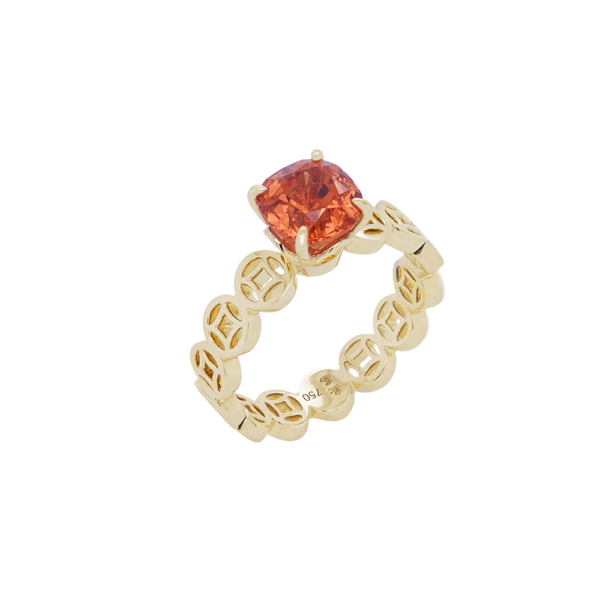 Auric Mandarin Coin Ring