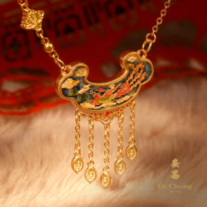Celestial Ruyi Gold Pendant Necklace