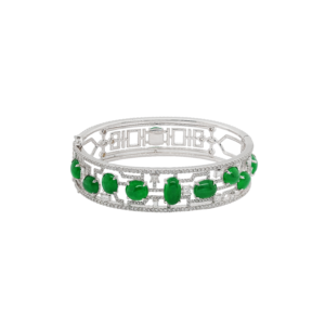 Jubilance Jadeite Diamond Bangle