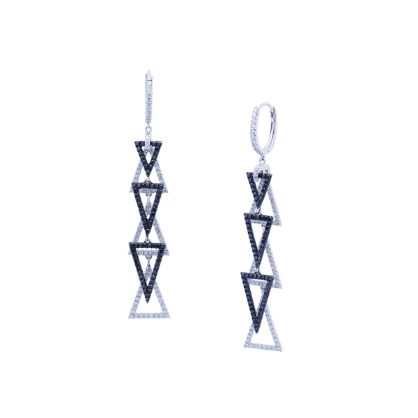 Apex Noir Diamond Earrings