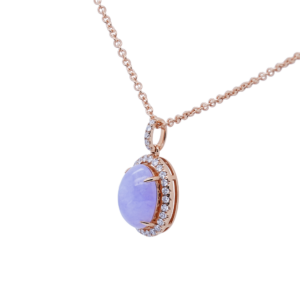Lavande Éternelle Jadeite Pendant