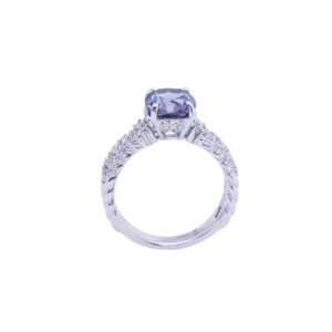 Wintervine Grey Spinel Diamond Ring