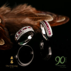 Ruby Interlude Diamond Ring