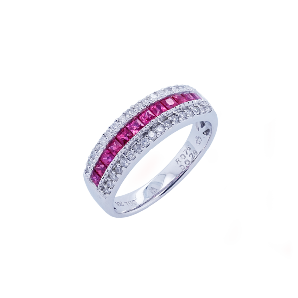 Scarlet Avenue Ruby Diamond Ring
