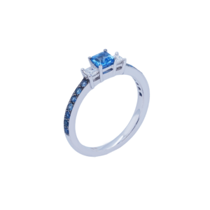 Blue Poise Sapphire Ring