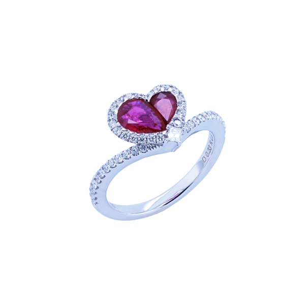 As One Ruby Diamond Ring