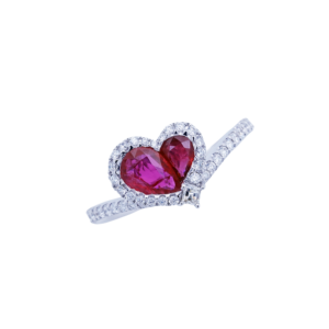 As One Ruby Diamond Ring