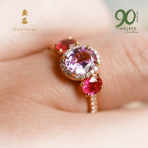 Tendresse Pink Sapphire & Ruby Ring