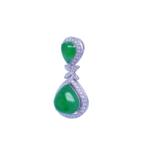 Spring’s Promise Jadeite Diamond Pendant